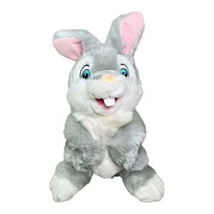 Disney Store Thumper Plush Gray Bambi Bunny Rabbit 11” Stuffed Animal Toy Walt